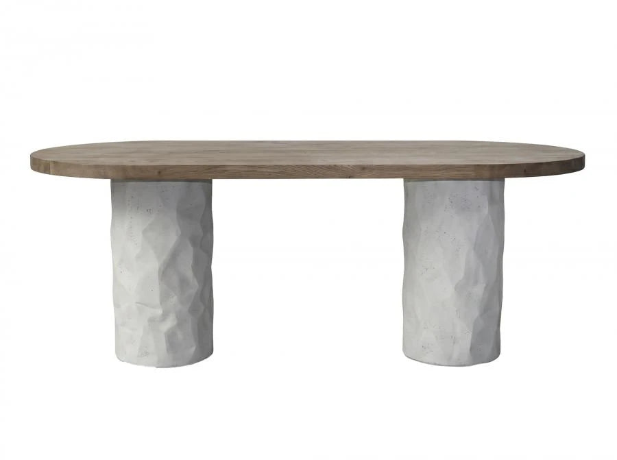 MESA COMEDOR MDF METAL 220X90X75
