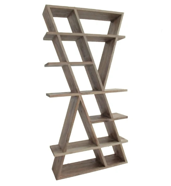 ESTANTERIA TECA RECICLADA 120X30X220