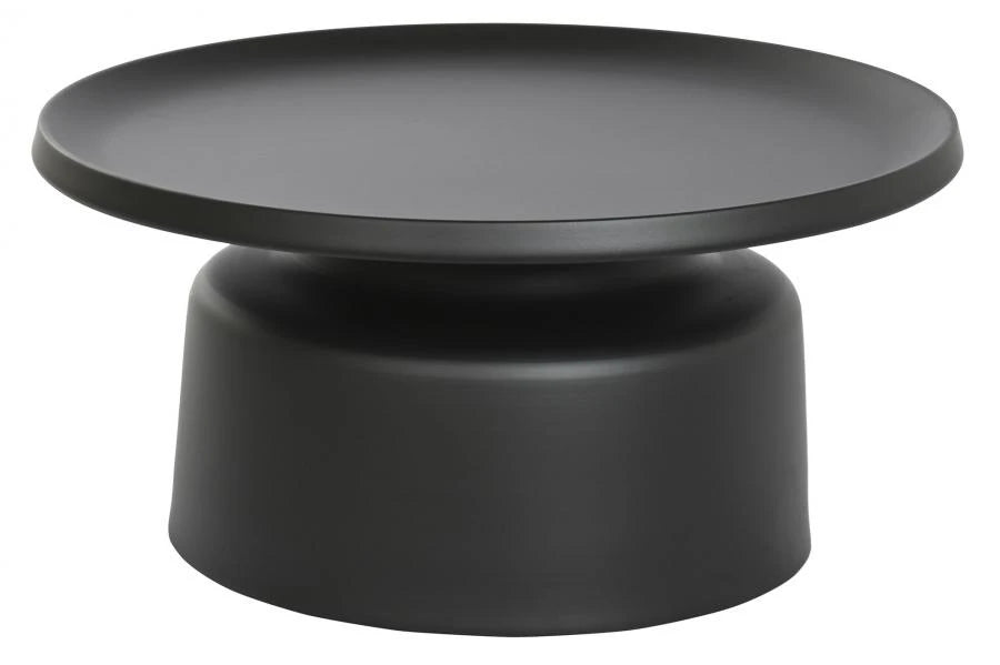 MESA CENTRO METAL 75X75X38 ROSA POLVO