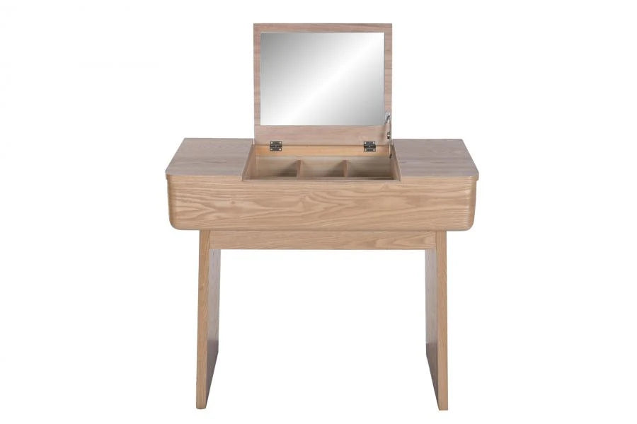 TOCADOR ABETO MDF 90X40X80 ESPEJO MARRON