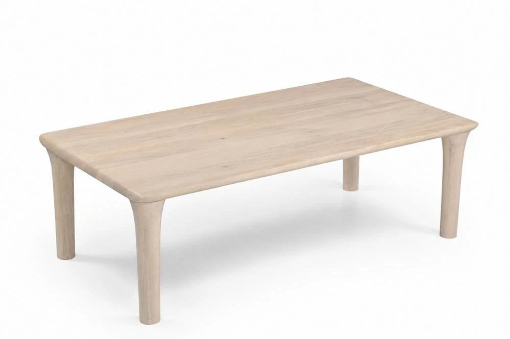 MESA CENTRO MANGO 110X60X35 BLEACH MARRON CLARO