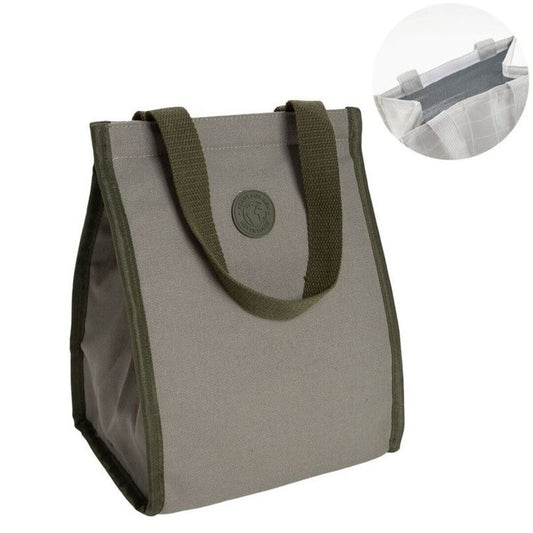 BOLSA ISOTERMICA PORTA ALIMENTOS BICOLOR VERDE