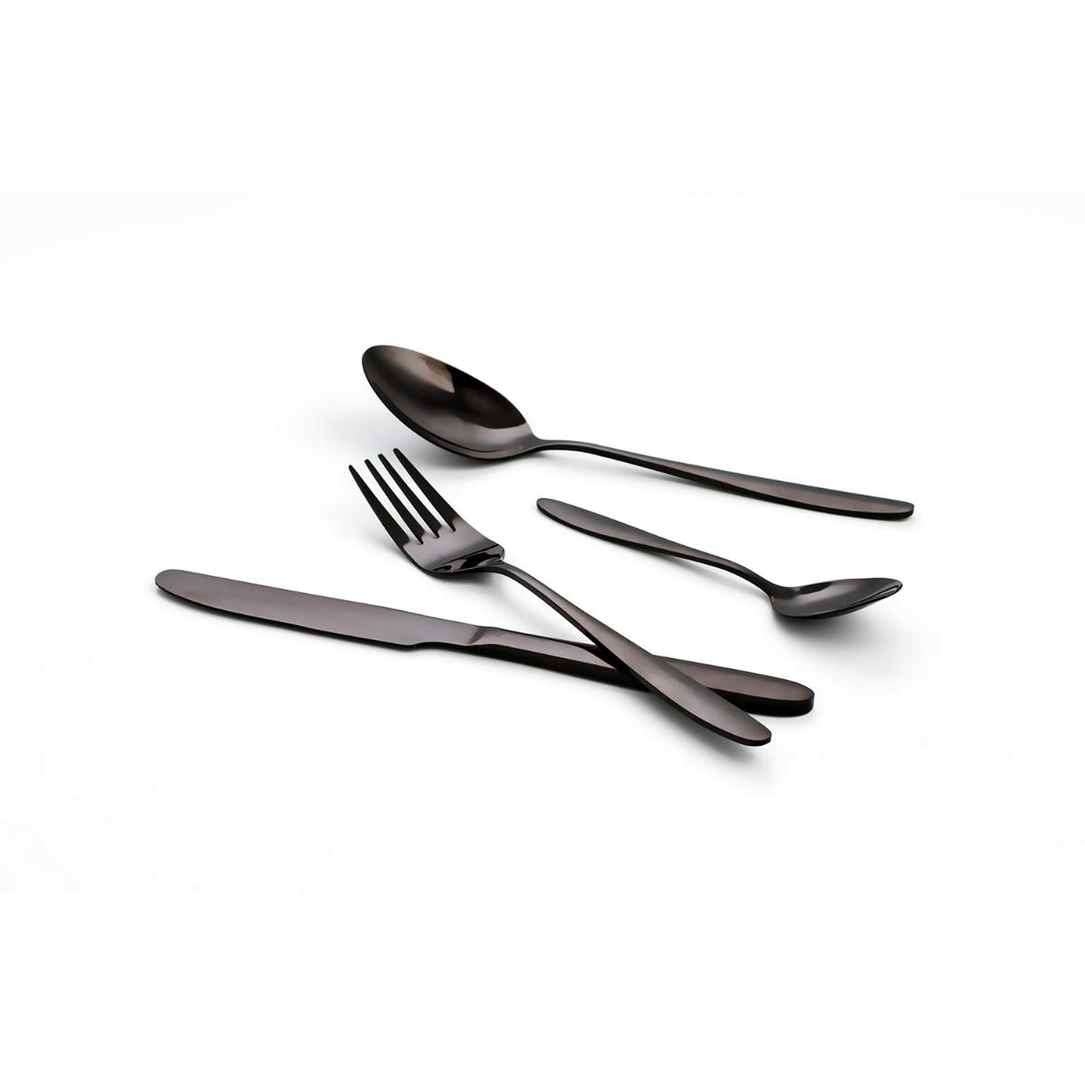 SET 24 CUBIERTOS ANTRACITA