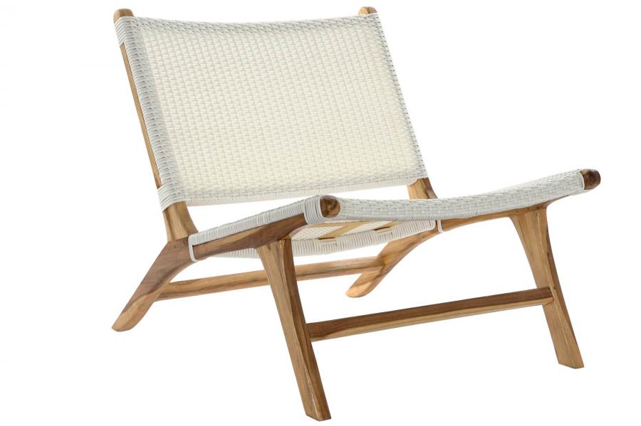 BUTACA TECA PVC 65X80X68 BLANCO