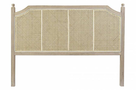 CABECERO CAMA RATAN RUBBERWOOD 160X6X120 REJILLA