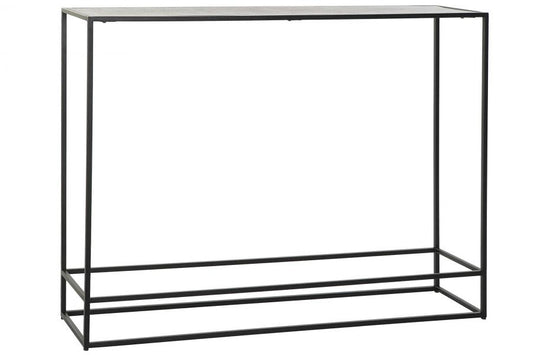CONSOLA ALUMINIO 110X25X84 DORADO