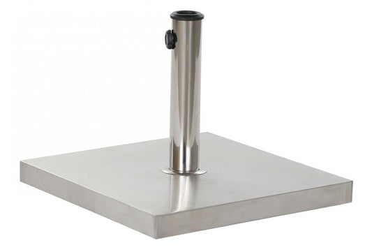 BASE PARASOL INOX 45X45X35 20KG, 35/38/48 DIAM.
