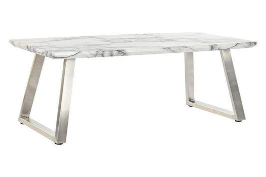 MESA CENTRO MDF ACERO 120X60X44 BLANCO