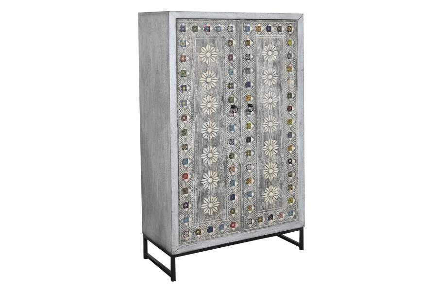 ARMARIO MANGO 90X38X150 BLANCO