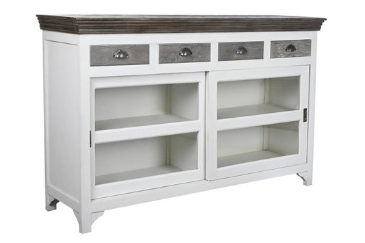 BUFFET MANGO CRISTAL 165X45,7X105,4 GRIS