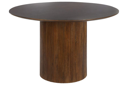 MESA COMEDOR MANGO 120X120X76 NATURAL