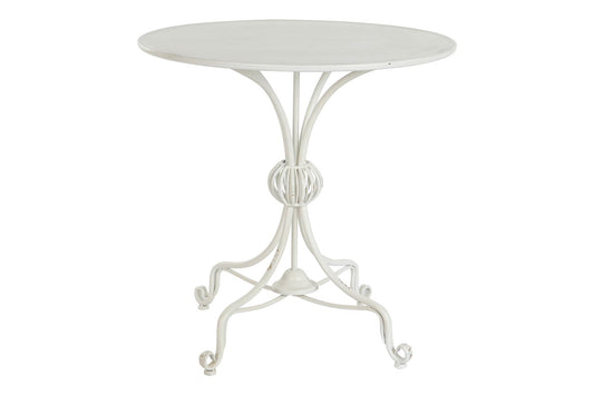 MESITA AUXILIAR METAL 81X81X81,5 BLANCO