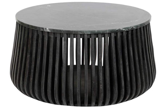 MESITA AUXILIAR MANGO MARMOL 90X90X45 NEGRO