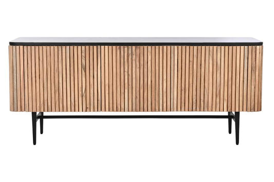 MUEBLE TV ACACIA MARMOL 145X45X60 NEGRO