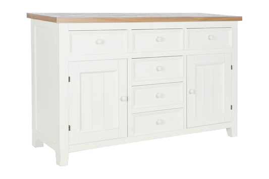 BUFFET PAULOWNIA 122X40X77 6CAJ, BEIGE