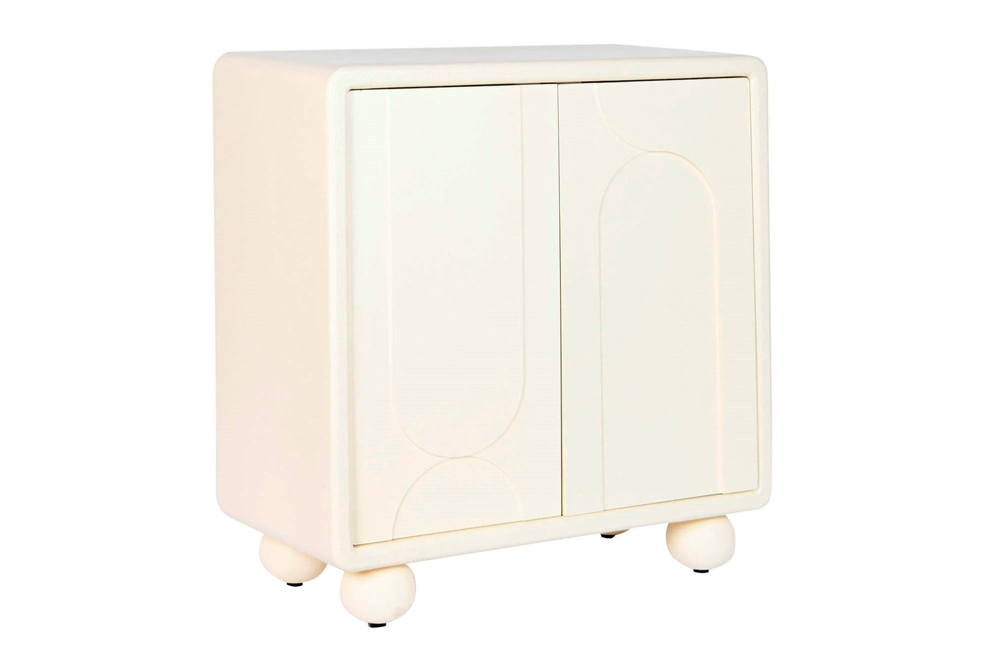 COMODA MDF 80X37X86 2 PUERTA 3D BLANCO