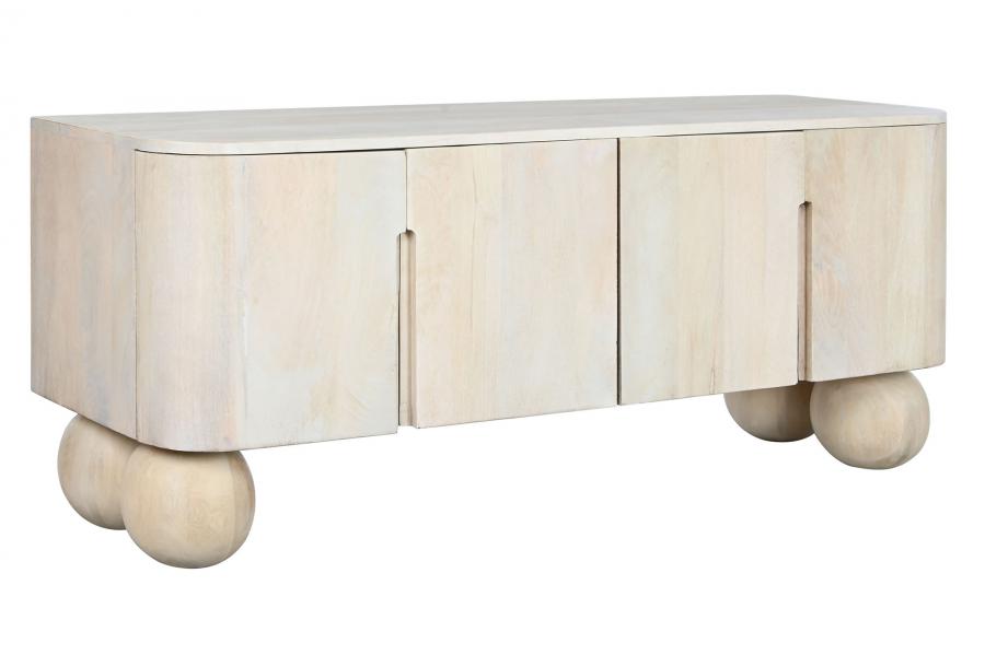MUEBLE TV MANGO 140X40X58 BLANCO