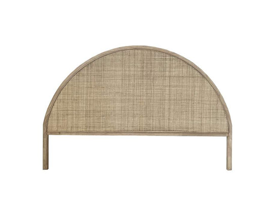 CABECERO CAMA RUBBERWOOD RATAN 179X3,5X119 NATURAL