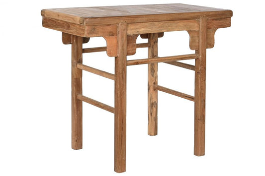 CONSOLA TECA RECICLADA 100X50X83 NATURAL