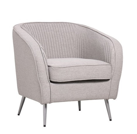 SILLON POLIESTER METAL 70X68X73 GRIS