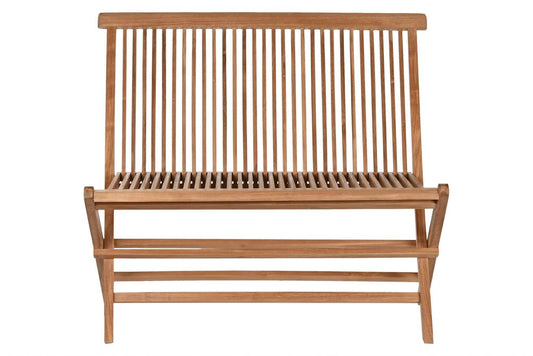 BANCO TECA 100X45X90 PLEGABLE NATURAL MARRON