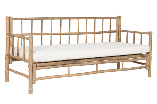 SOFA BAMBU 180X70X80 CON COJIN DESENFUNDABLE