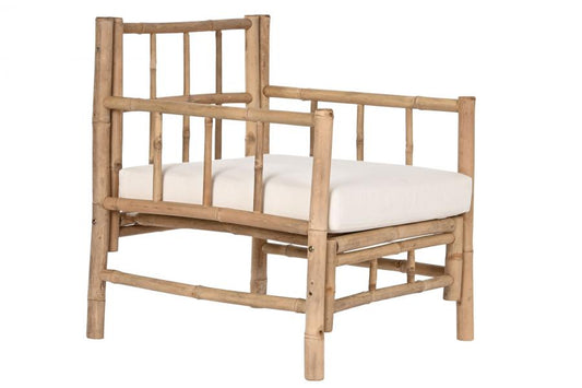 SILLON BAMBU 70X70X80 CON COJIN DESENFUNDABLE