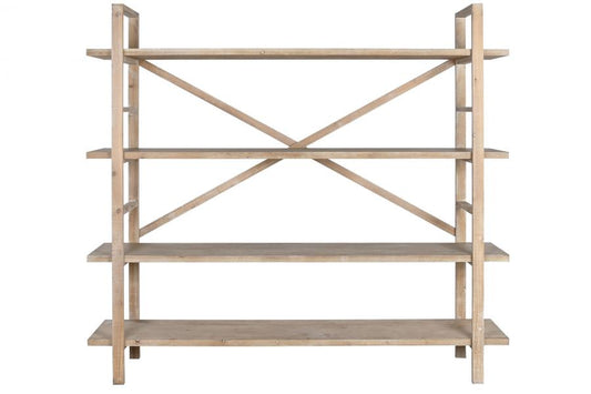 ESTANTERIA MADERA 193X43,5X178 NATURAL