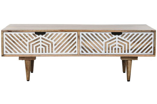 MESA CENTRO MANGO 115X60X40 BLANCO