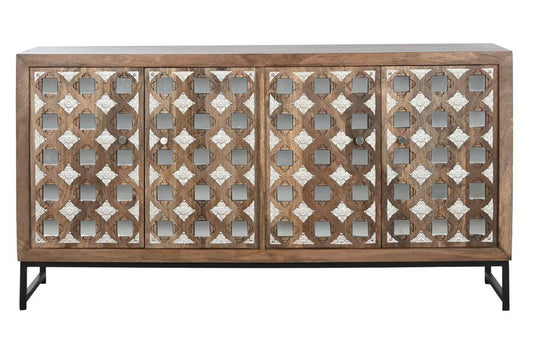BUFFET MANGO ESPEJO 150X38X80 NATURAL