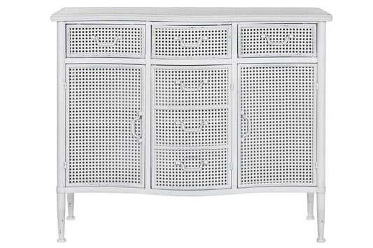 BUFFET METAL 101X42X85 BLANCO