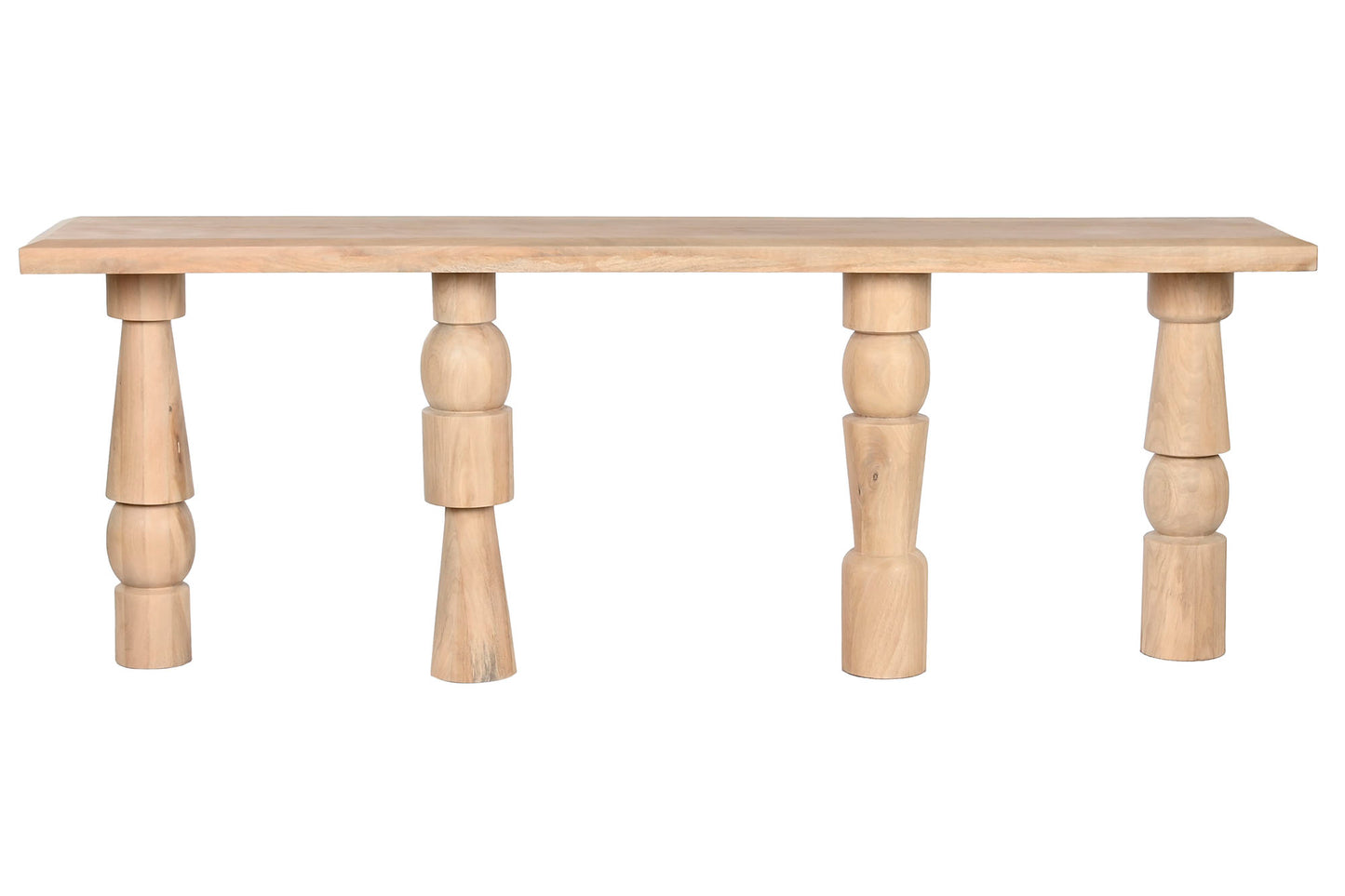 CONSOLA MANGO 216X40X77 NATURAL