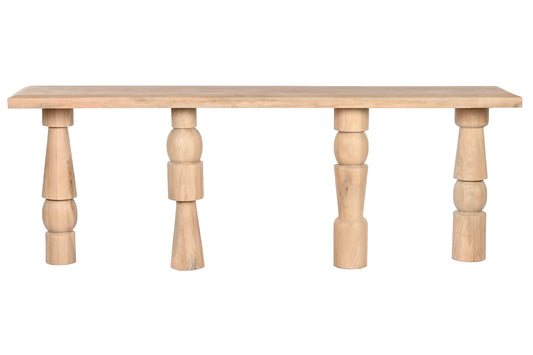 CONSOLA MANGO 216X40X77 NATURAL