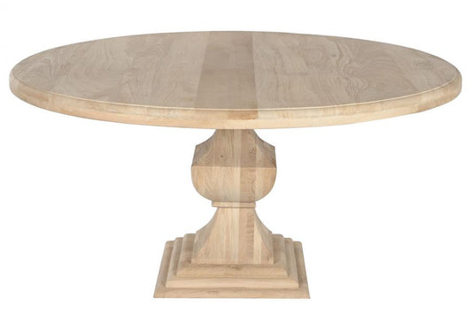 MESA REDONDA COMEDOR MANGO 150X150X76 NATURAL