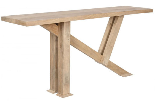 CONSOLA MANGO 175X40X81 NATURAL