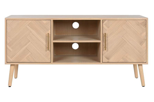 MUEBLE TV PAULOWNIA MDF 120X40X60 NATURAL
