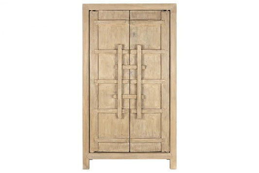 ARMARIO OLMO MACIZO 115X48X210 NATURAL NATURAL