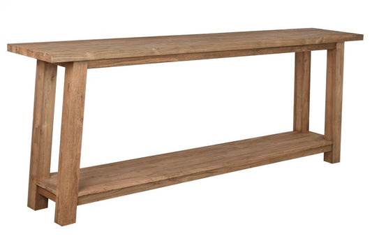 CONSOLA TECA RECICLADA 240X46X90 NATURAL NATURAL