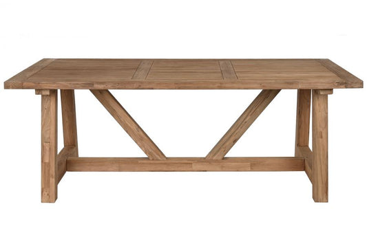 MESA COMEDOR TECA 200X100X75 NATURAL