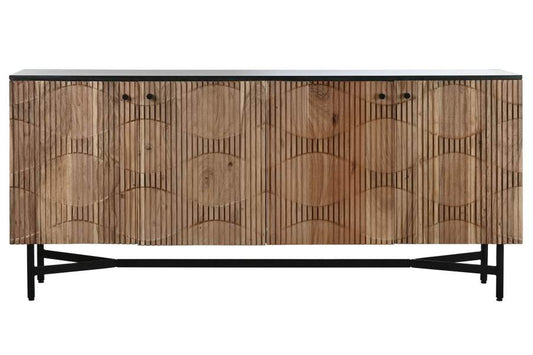 BUFFET ACACIA MARMOL 175X40X76 NEGRO