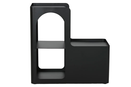 MESITA AUXILIAR METAL 60X30X60 NEGRO