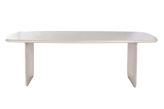 MESA COMEDOR MANGO 218X100X76 BLANCO