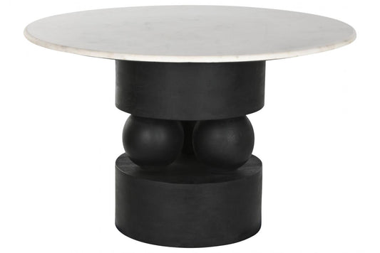 MESA REDONDA COMEDOR MANGO MARMOL 120X120X76