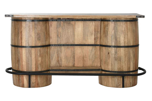 MUEBLE BAR MANGO METAL 180X60X100 BARRIL
