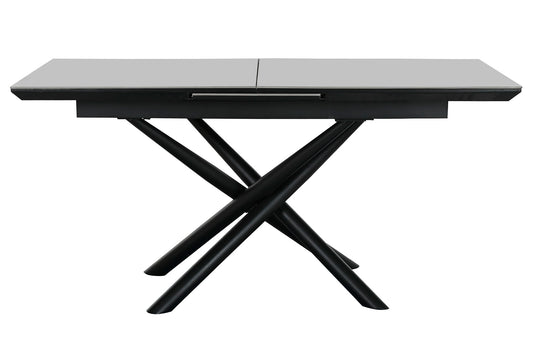 MESA COMEDOR METAL CERAMICA 160X90X76 200 EXT GRIS