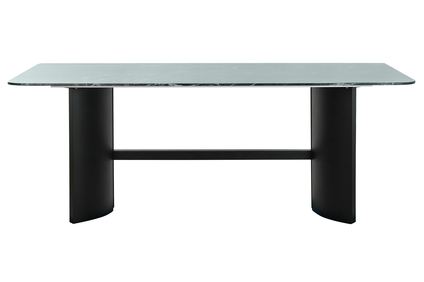 MESA COMEDOR CRISTAL TEMPLADO METAL 200X100X76