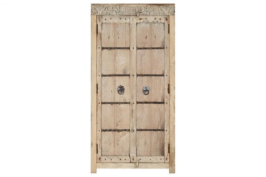 ARMARIO TECA 87X42X188 PUERTAS ANTIGUAS NATURAL