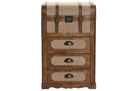 CAJONERA MADERA POLIESTER 45X35X71,5 BORREGUITO