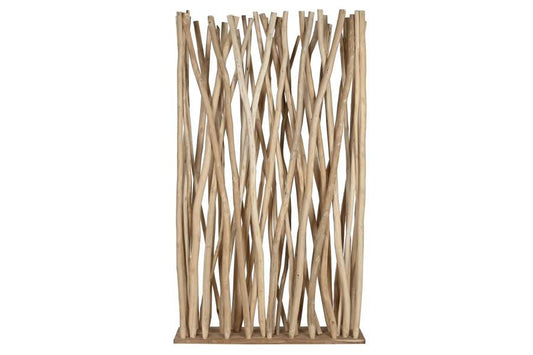SEPARADOR DE AMBIENTES RAMAS TECA 120X25X200