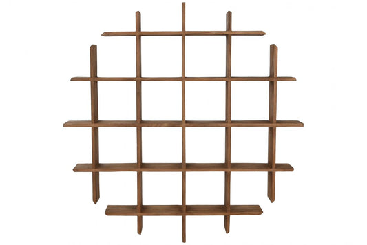 ESTANTERIA PARED TECA 120X15X120